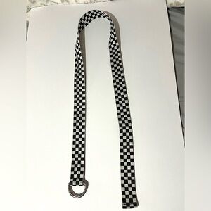 Double Ring Checkered Belt